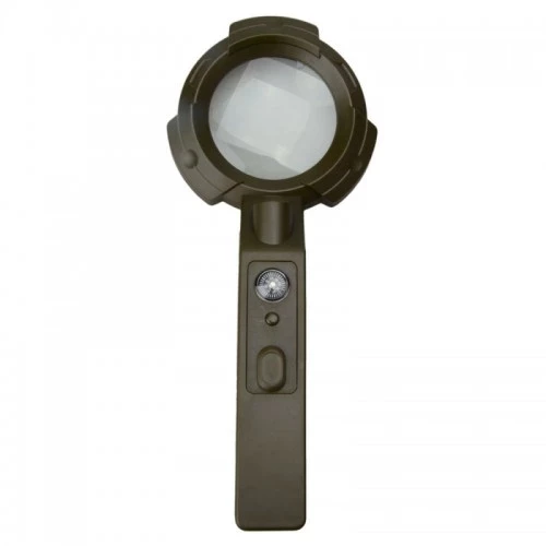 7 Led Aydınlatma,fener,pusula,4x Büyütme Okuma Büyüteç  Th600557 - Resim 3