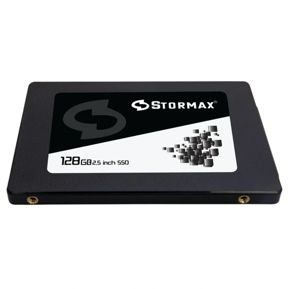 Stormax 128 GB SSD 2 5" Sata3 550-530MB/s Black SERI-SMX-SSD30BLCK/128G SSD Disk - Resim 3