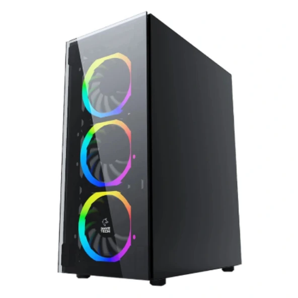 Gametech Ares Rainbow 4X120MM Fan Oyuncu (Gaming) Kasası - Resim 2