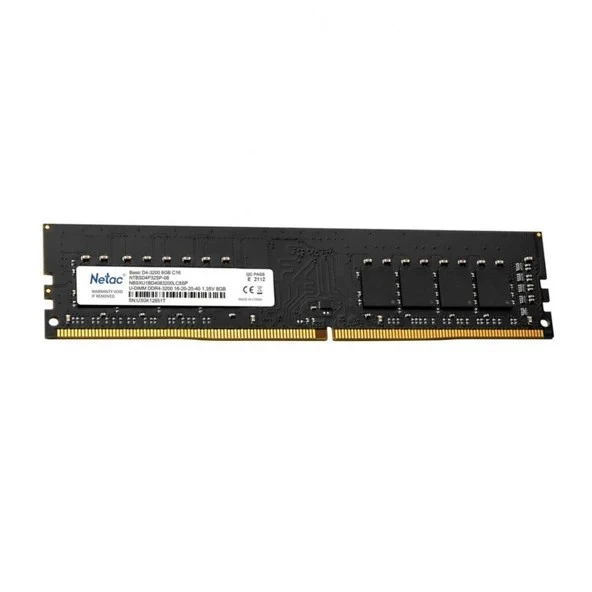 Netac Basic 8 GB 1600MHz DDR3 CL11 NTBSD3P16SP-08 PC Ram