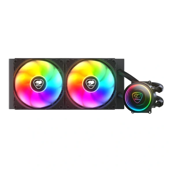 Cougar Poseidon Elite 240MM ARGB CGR-PSDELRGB-B-240 Siyah İşlemci Sıvı Soğutucu ürün görseli 1
