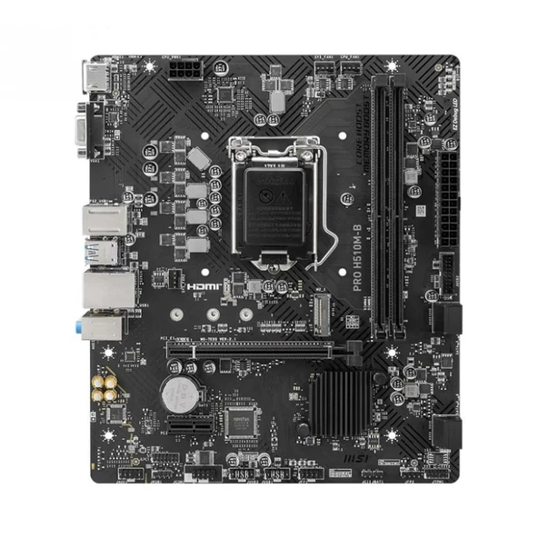 MSI PRO H510M-B Soket 1200 DDR4 2933MHZ(Yanlızca 10.Nesil Detsekli) Anakart - 2