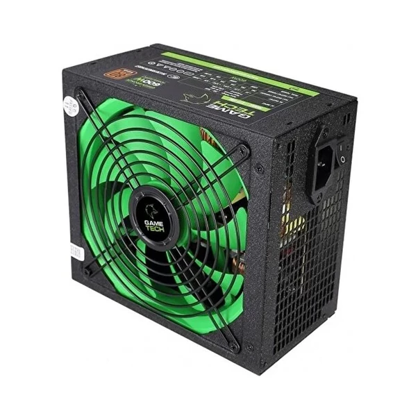 Gametech GTP-600 600W 80 Plus Green Bronze Power Supply - 3