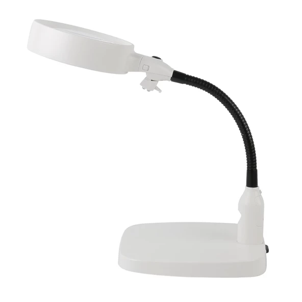 Masaüstü 10x Led Işıklı Büyüteç Okuma El Sanatları Onarım Büyüteç 7765 ürün görseli