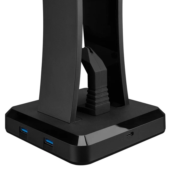 Rampage RM-H77 X-BASE Siyah RGB Işıklı 4*Usb Port Kulaklık İçin Stand - 5