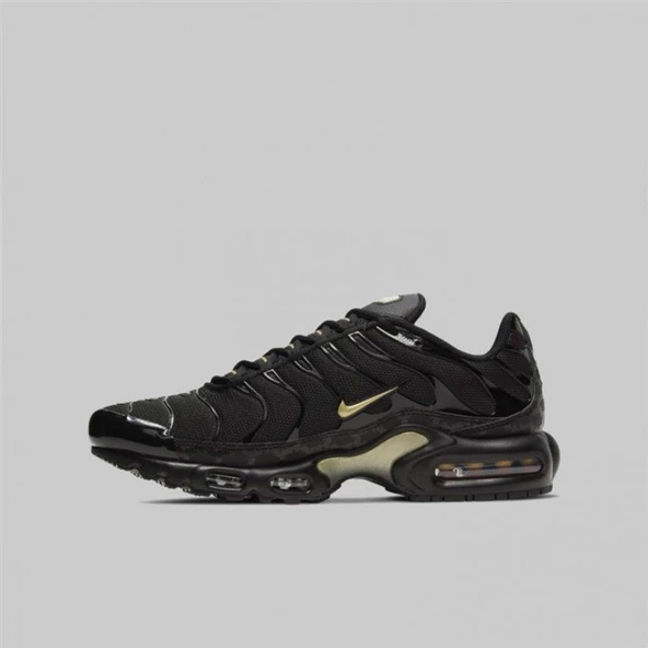 Nike Air Max Plus Black Metallic Gold Spor Ayakkabı