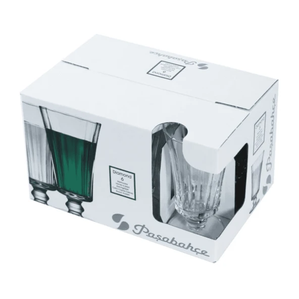 Paşabahçe Diamond 440186 6'lı Kahve Yanı Su Bardağı - 3