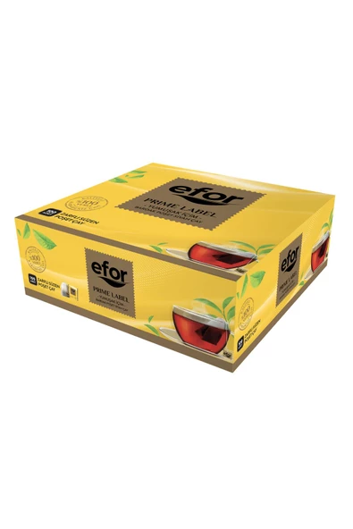 Efor Prime Label Bardak Poşet Siyah Çay - 100'lü