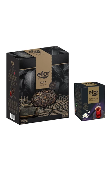 Efor Opa Ceylon Çayı 400gr Bergamot Aromalı (EARL GREY) Tomurcuk 100gr - 2