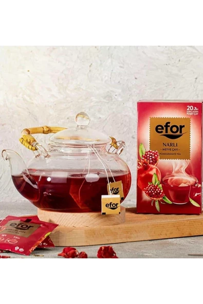 Efor Nar Bardak Poşet Bitki ve Meyve Çayı - 20'li - 3