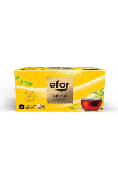 EFOR ÇAY Efor Prime Label Bardak Poşet Çay 2gr x 25 adet
