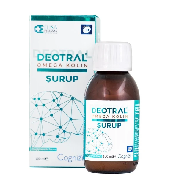 Deotral Omega Kolin Sıvı TEG Şurup 100 ML ürün görseli