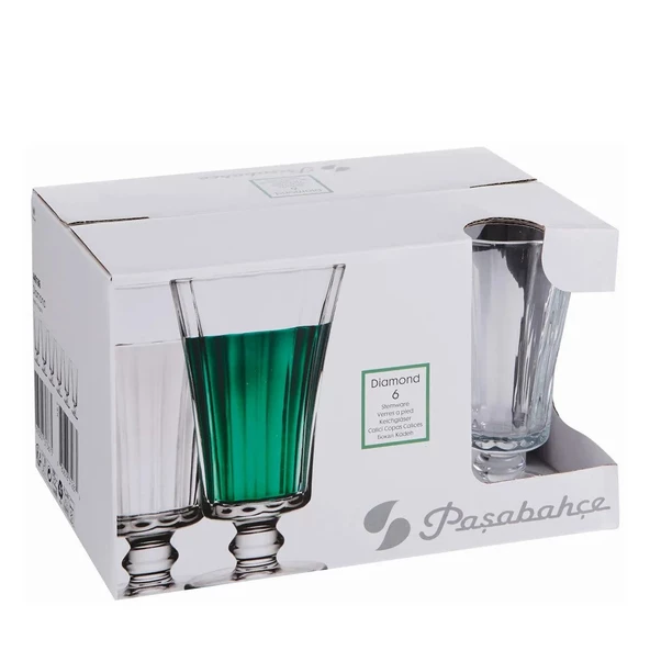 Paşabahçe Diamond 440186 6'lı Kahve Yanı Su Bardağı - 4