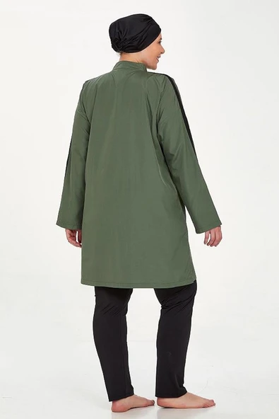 Adasea Büyük Beden Jileli Tam Kapalı Tesettür Mayo 1427 - Resim 3