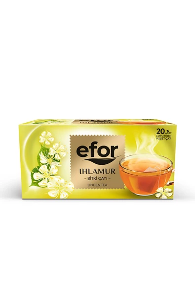 Efor Ihlamur Bardak Poşet Bitki ve Meyve Çayı - 20'li