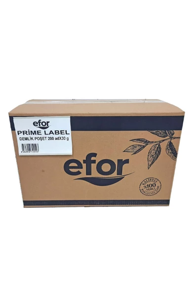 Efor Prime Label Jumbo Demlik Poşet Siyah Çay - 30gr X 200'lü