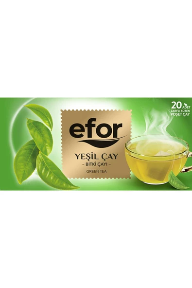 Efor Sade Yeşil Bardak Poşet Yeşil Çay - 20'li - 3