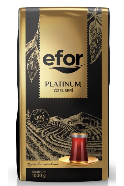 Efor Platinum Özel Seri Dökme Siyah Çay - 1.000gr (1kg) - 2