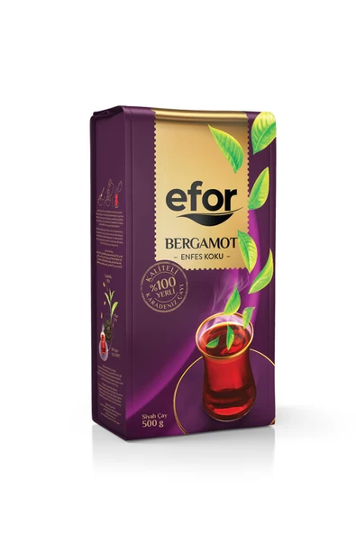 Efor Bergamot Aromalı Dökme Siyah Çay - 500gr - 3