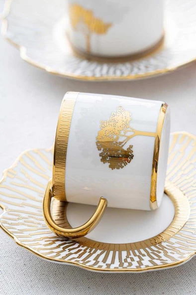 Acar Hadeon Gold 6 Kişilik Kahve Fincanı Takımı HXF-06800 - 4