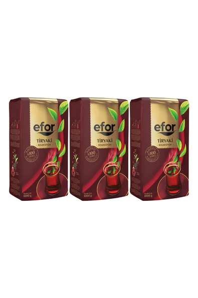 Efor Tiryaki Çay 1 Kg X 3 Adet - 2