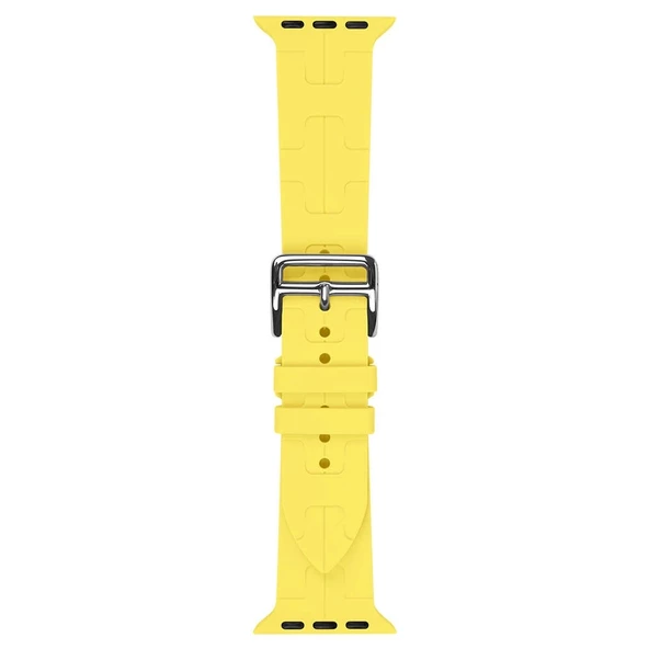 Apple Watch 10 46mm KRD-92 Hermes Silikon Kordon - 4