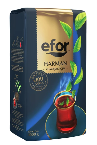 Efor Harman Dökme Siyah Çay - 1000gr