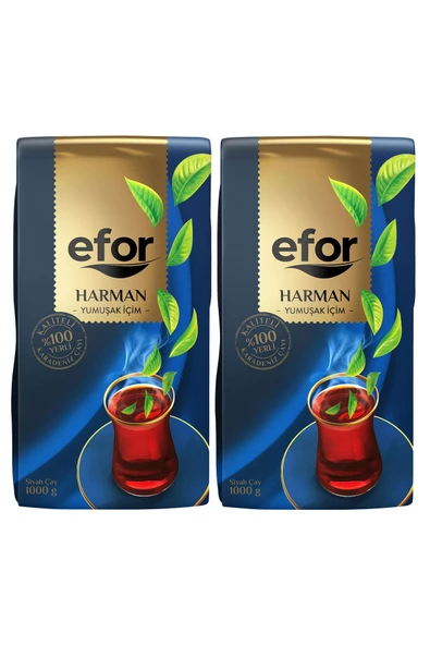 Efor Harman Çayı 1 Kg 2li Set- Dökme Siyah Çay Yumuşak Içim - 2