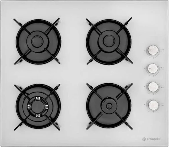 EMİNÇELİK EC-AH 1240 SW WG 60 ANKASTRE GÖMMELİ BEYAZ CAM OCAK WORKLU SANCAK ALİMER - 3