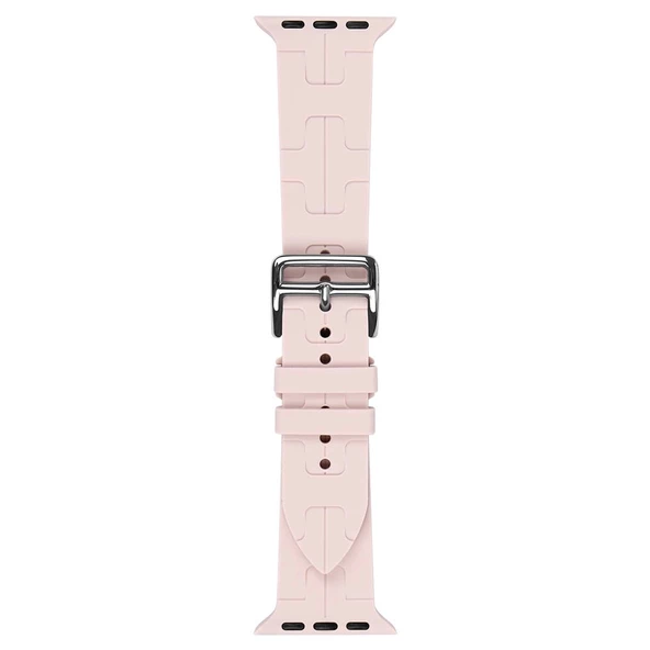 Apple Watch 10 46mm KRD-92 Hermes Silikon Kordon - 5