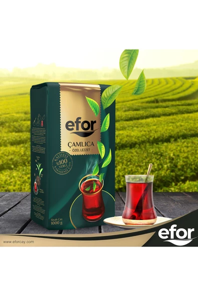 Efor Çamlıca Dökme Siyah Çay - 1000gr - 4