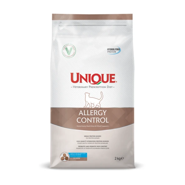 Unique Allergy Control Kedi Maması (Somonlu) 2KG - HEDİYELİ - 2