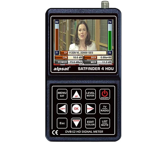 Alpsat Satfinder 4 HD Ultra 3.5'' LCD Ekranlı Uydu Yön Bulucu (AS04-HDU) - 2