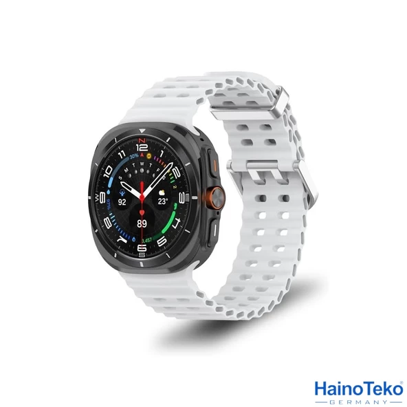 Haino Teko Watch Ultra Amoled Ekran WaterProof Akıllı Saat 3 Kordonlu Titanyum Grey 47mm - 3