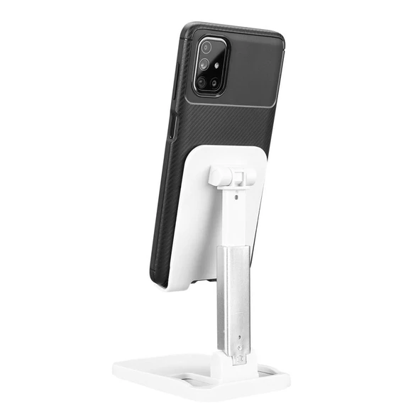 Addison ADS-110 Universal Ayarlanabilir Masa Üstü Beyaz Telefon Tutucu - 3
