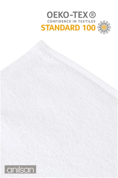 6'lı Gri-Beyaz El Havlusu - 50x90 Cm, 225 Gr, %100 Pamuk, Spa Ve Otel Havlusu - 3