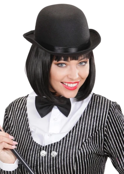 NessiWorld Charlie Chaplin Şapka Melon Şapka - 4