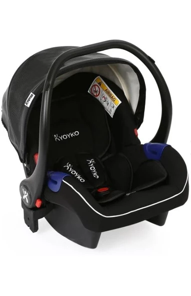 Yoyko Spin 360 Derece Dönebilen Bebek Arabası Siyah Rose Kasa - 5