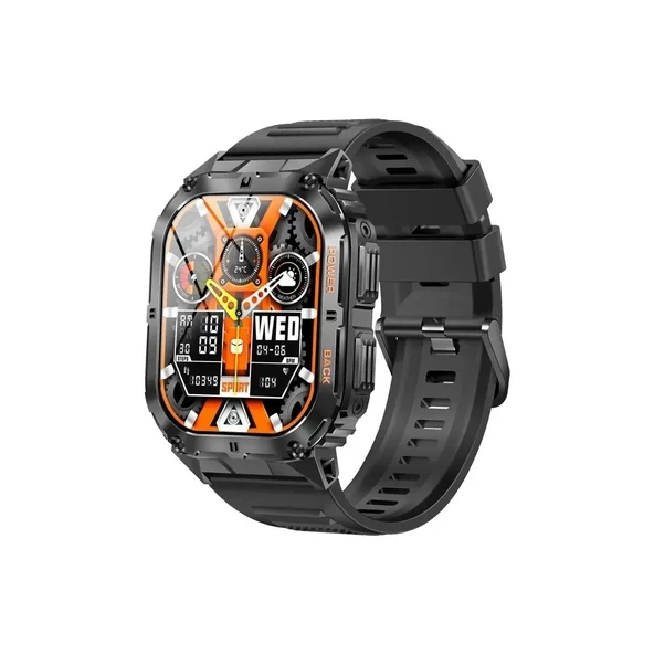 Haino Teko Watch Ultra 3 Amoled Ekran WaterProof 3 Kordonlu Akıllı Saat Titanyum Grey ürün görseli 1