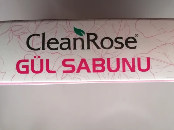 Clean Rose Gül Özlü,yapraklı El yapımı sabun 4x80gr - 5