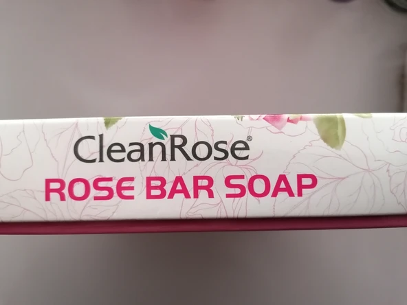 Clean Rose Gül Özlü,yapraklı El yapımı sabun 4x80gr