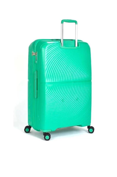 Benetton Trolley Valiz Yeşil Orta Boy 14BNT2000-02-YSL - 3