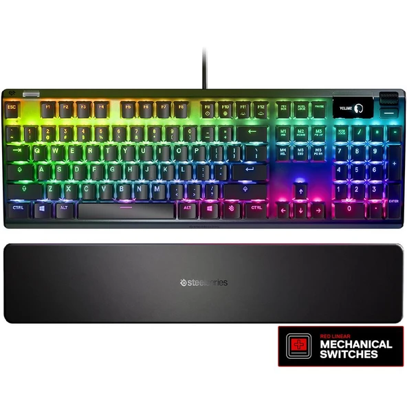 SteelSeries Apex 7 Red Switch SSK64644 RGB Mekanik Türkçe Gaming Klavye - 2
