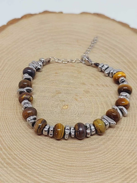 Kaplangözü Taşı Tasarım Bileklik (55874) - Resim 4