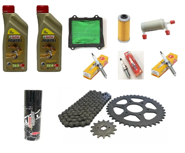 BAJAJ PULSAR 200 RS NS200 Ağır Bakım Seti ve Zincir Dişli 17-23