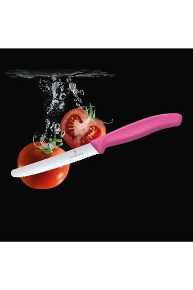 Victorinox  Pembe Büyük Bıçak ve Soyacak Seti - 3
