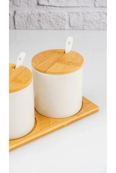 Bambum  Flora  3'lü Baharat Seti Kaşıklı - 5