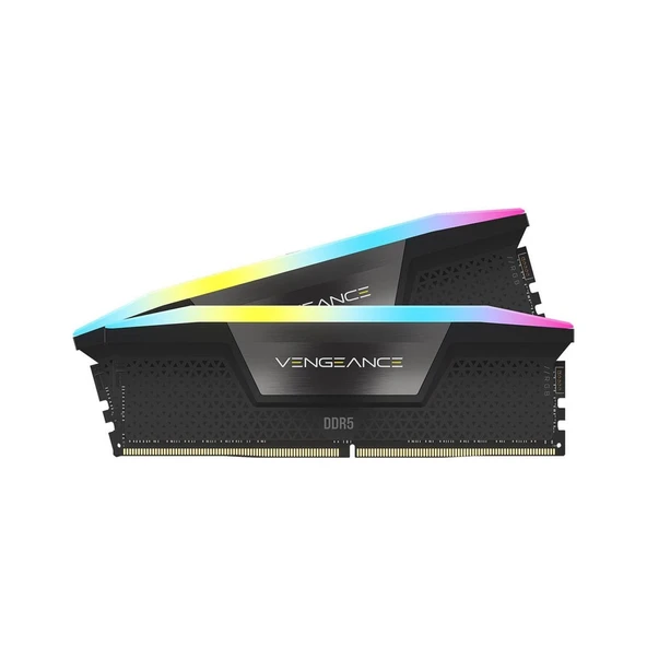 CORSAIR Vengeance RGB 48GB (2x24GB) 6000MT/s DDR5 CL30 AMD EXPO&Intel XMP Uyumlu Ram-CMH48GX5M2B6000Z30