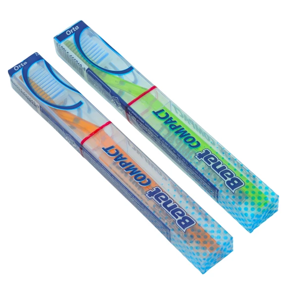 Banat Compact 2 Adet  Diş Fırçası Orta