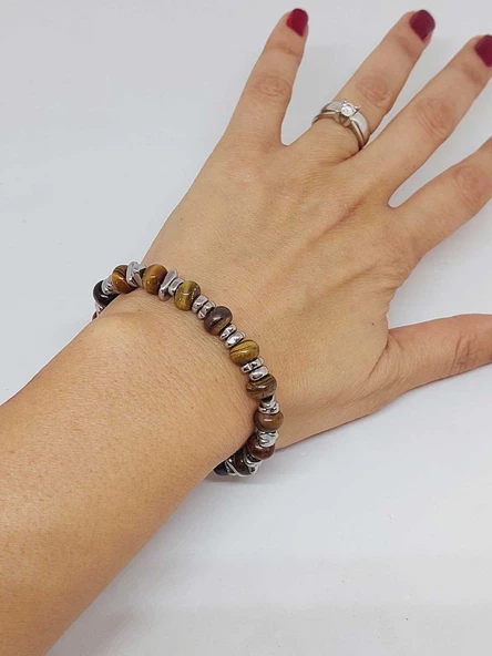 Kaplangözü Taşı Tasarım Bileklik (55874) - Resim 3